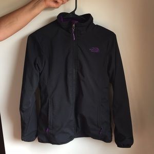 North Face zip-up jacket